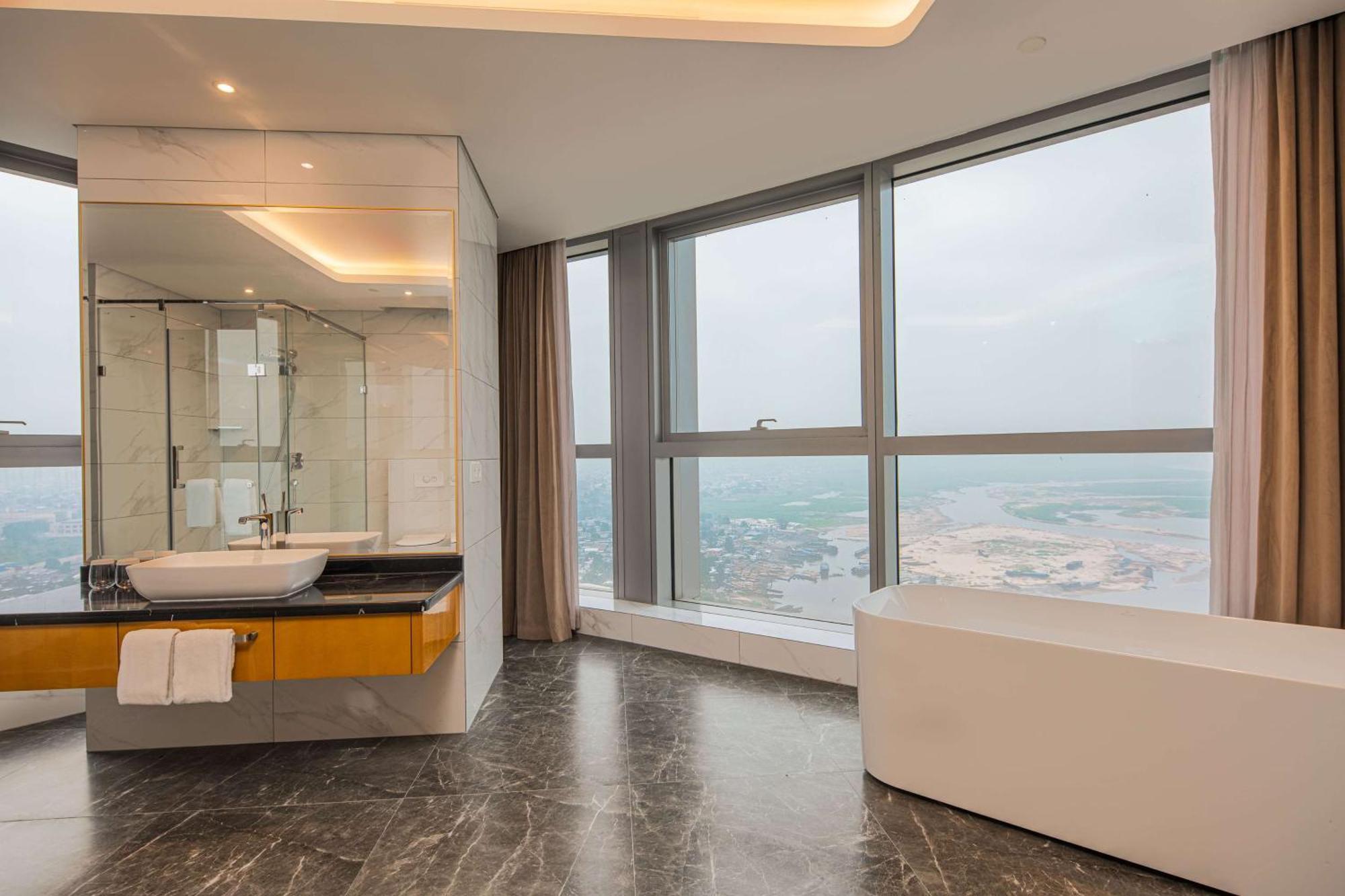 Hilton Brazzaville Les Tours Jumelles Hotel & Residences المظهر الخارجي الصورة